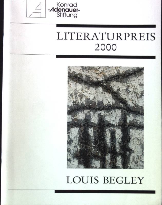 Louis Begley: Literaturpreis 2000 Dokumentation