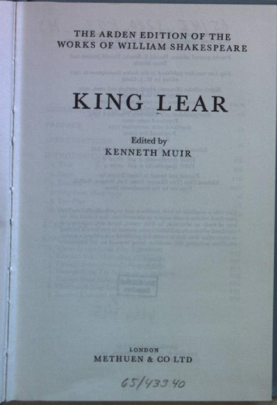 King Lear (Arden Shakespeare)