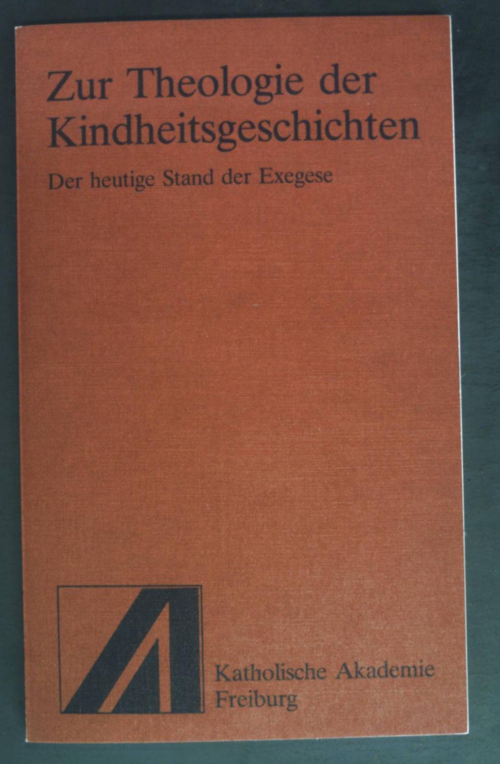 Bader, Zur Theologie der Kindheitsgeschichten