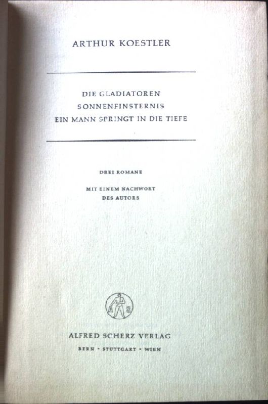 De Gladiatoren; Sonnenfinsternis; Ein Mann springt in die Tiefe.