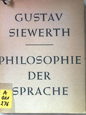 Philosophie der Sprache. Horizonte. Band 9.