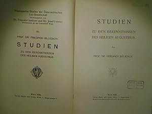 Studien zu den Bekenntnissen des Heiligen Augustinus.