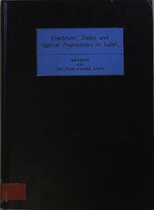 electronic states and optical transitions in solids bassani