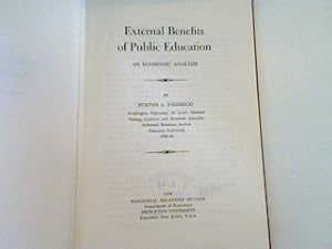 External Benefits of Public Education: An Economic Analysis