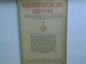 Geheimnisse der Natur und Gnade. - in : 4. Heft - Oktober bis Dezember 1937 : Der katholische Ged...