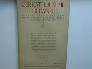 Die Weihe der Volksgemeinschaft durch die Kirche. - in : 1. Heft - 1928 : Der katholische Gedanke...