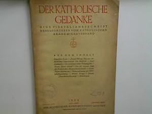 Von der inneren Lage des Katholischen Akademikerverbandes. - in : 3. Heft - Juli - September 1928...