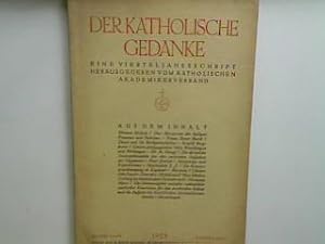 Das Martyrium der heiligen Perpetua und Felicitas. - in : 4. Heft - 1928 : Der katholische Gedank...