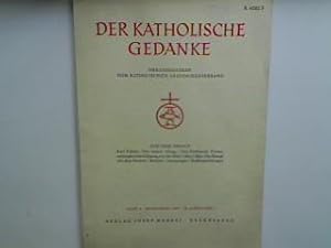 Voraussetzungen beim Umgang mit der Bibel. - in : 4. Heft - 1964 : Der katholische Gedanke. Zeits...