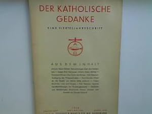 Betrachtungen über das Heidentum. - in : 2. Heft - April bis Juni - 1938 : Der katholische Gedank...