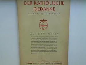 Menschheitsgestaltung in Adam und in Christus. - in : 1. Heft - Januar bis März - 1939 : Der kath...