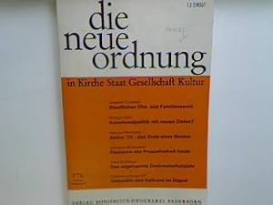 Staatliches Ehe- und Familienrecht : Aufgaben und Grenzen einer Reform. - in : Heft 1 - 1976 : Di...