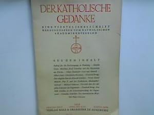 Der religiöse Sinn der Klassik Schillers. - in : 2. Heft - April bis Juni- 1935 : Der katholische...