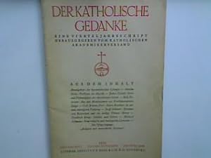 Aus den Meditationen des Karthäuserpriors Guido. - in : 3. Heft - Juli bis September - 1936 : Der...