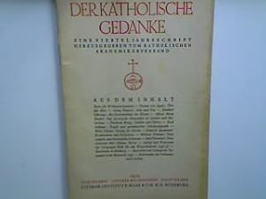 Gesang der Kirche. - in : 4. Heft - Oktober bis Dezember - 1936 : Der katholische Gedanke - eine ...