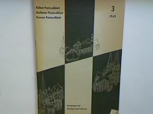 Das göttliche Angebot der Wahrheit und die Antwort des Menschen. - in : Heft 3 - 1961 - Kölner Pa...