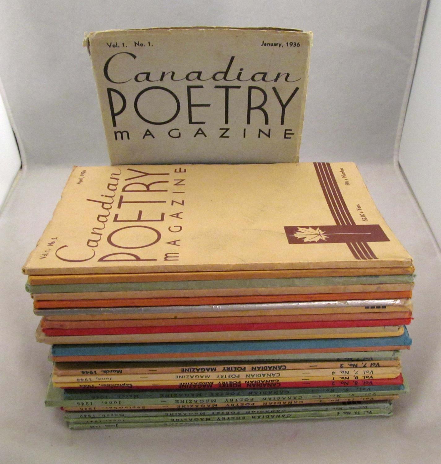 Canadian Poetry Magazine by various Canadian Author's Association