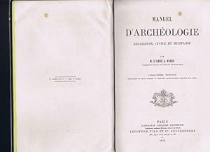manuel d'archeologie religieuse civile et militaire