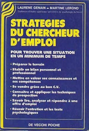 Strategies du chercheur d' emploi