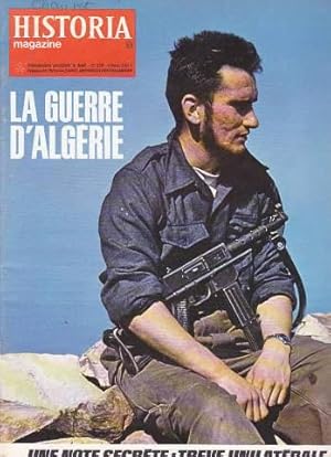 Guerre d'algérie historia magazine n° 329 une note secrete treve unilaterale