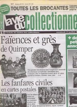 La vie du collectionneur N° 185 du 11 juillet 1997 faiences et gres de quimper - objets de marine...