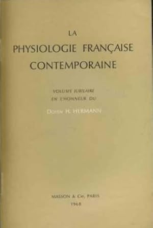 la psychologie francaise contemporaine/ volume jubilaire en l'honneur du doyen H. hermann