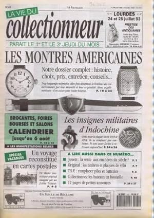 La vie du collectionneur N°41 juillet 1993 Les montres Américaines