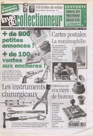 La vie du collectionneur N°154 novembre 1996 Les instruments chirurgicaux