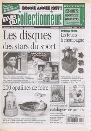 La vie du collectionneur N°158 décembre 1996 Les disques des stars du sport