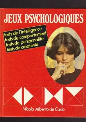 Jeux psychologiques, Tests de l'intelligence, du comportement, de personnalité, de créativité.