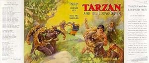 Tarzan And The Leopard Men (facsimile dust jacket for the First Grosset & Dunlap book -JACKET ONL...