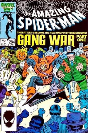 The AMAZING SPIDER-MAN Nos. 284 - 288 (Jan. to May 1987) - Complete 5 Issue "GANG WAR" Story Arc ...