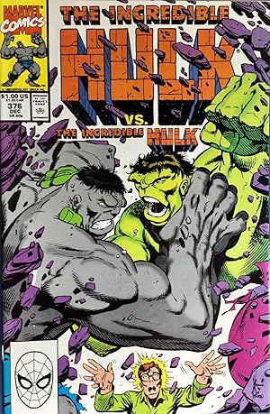 The INCREDIBLE HULK No. 376 (Dec. 1990) NM