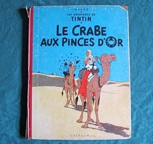 Tintin. Le Crabe aux pinces d'Or. (Dos rouge) B22.