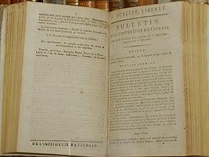 BULLETIN DE LA CONVENTION NATIONALE. [Du n° 13 du 13 ventôse an III (3 mars 1795), au n° 2bis du ...