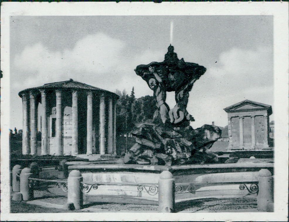 Italia, Roma, Tempio di Vesta e delle Fortuna Virile by Photographie  originale / Original photograph: (1938) Photograph | photovintagefrance