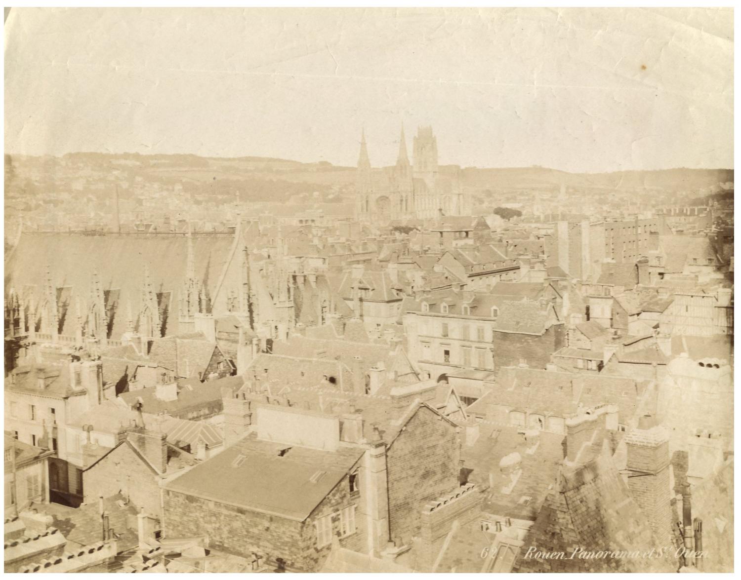 France, Rouen, Vue générale by Photographie originale / Original ...