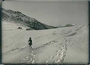 Petit Garçon sur la Neige