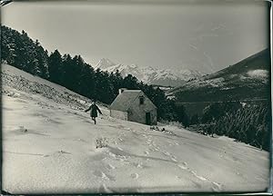 Petit Garçon sur la Neige