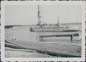 Sénégal, Dakar, construction du barrage de Dakar Bongo