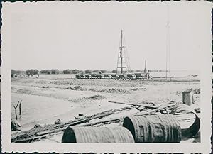 Sénégal, Dakar, construction du barrage de Dakar Bongo