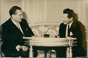 L'acteur Danny Kaye et le maréchal Tito, à Belgrade