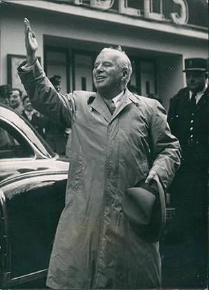 Paris, Première de "Limelight", aux Champs Elysées, octobre 1952