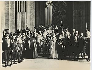 Italie, Le Roi Victor Emanuel III, la Reine Hélène de Monténégro, Cesare Maria De Vecchi et autres