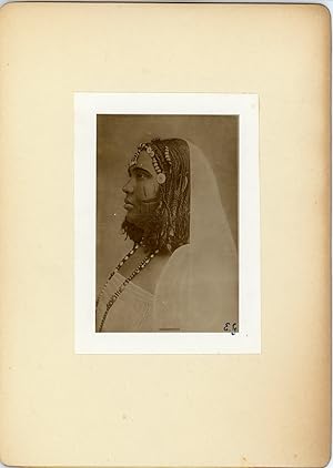 Soudanaise, ca.1900 vintage silver print