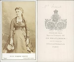 Reutlinger, Paris, Minnie Hauck, soprano