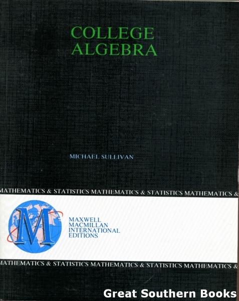 College Algebra - Sullivan, Michael