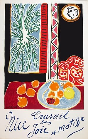 Original Vintage Poster - Nice - Travail et Joie