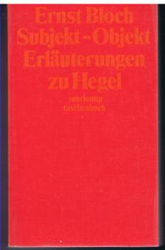 Subjekt, Objekt : Erl. zu Hegel., suhrkamp-taschenbuch ; 12.