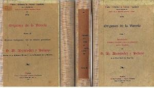 Orígenes de la novela - por M. Menéndez y Pelayo. [Tom. I-IV, in vier Bänden]., Tom. I: Introducc...
